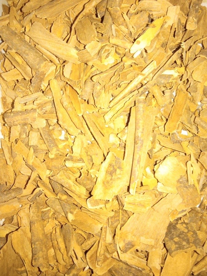 Getrocknete Iboga-Wurzelrinde